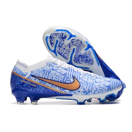 Nike Zoom Mercurial Vapor 15 Elite FG White Blue