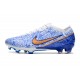 Nike Zoom Mercurial Vapor 15 Elite FG White Blue