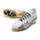 Nike Zoom Mercurial Superfly 9 Elite FG White Gold Black