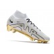 Nike Zoom Mercurial Superfly 9 Elite FG White Gold Black