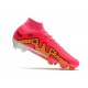 Nike Zoom Mercurial Superfly 9 Elite FG Pink Yellow