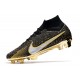 Nike Zoom Mercurial Superfly 9 Elite FG Black Gold Silver