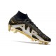 Nike Zoom Mercurial Superfly 9 Elite FG Black Gold Silver