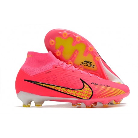 Nike Zoom Mercurial Superfly 9 Elite AG Red Gold