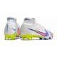 Nike Air Zoom Mercurial Superfly IX Elite FG White Pink Volt