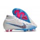 Nike Air Zoom Mercurial Superfly IX Elite FG White Blue Pink