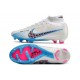 Nike Air Zoom Mercurial Superfly IX Elite FG White Blue Pink