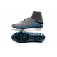 New Neymar Nike Hypervenom Phantom 2 FG Football Boots Grey Black Blue