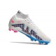 Nike Air Zoom Mercurial Superfly IX Elite FG White Blue Pink