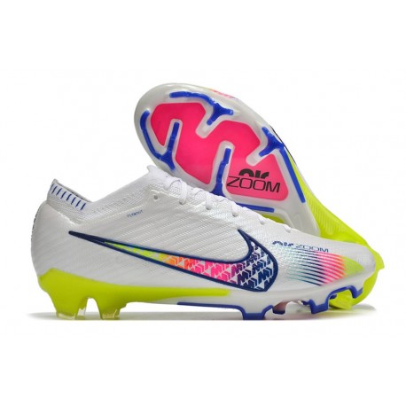 Nike Zoom Mercurial Vapor 15 Elite FG White Blue Pink