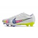 Nike Zoom Mercurial Vapor 15 Elite FG White Blue Pink