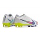 Nike Zoom Mercurial Vapor 15 Elite FG White Blue Pink