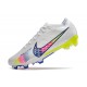 Nike Zoom Mercurial Vapor 15 Elite FG White Blue Pink