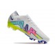 Nike Zoom Mercurial Vapor 15 Elite FG White Blue Pink