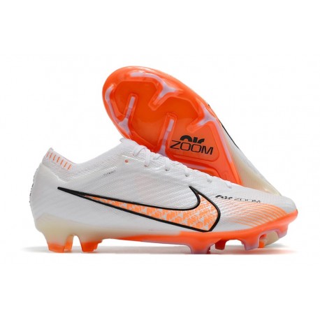 Nike Zoom Mercurial Vapor 15 Elite FG White Orange