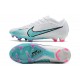 Nike Zoom Mercurial Vapor 15 Elite FG White Baltic Blue Pink Blast Indigo Haze