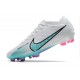Nike Zoom Mercurial Vapor 15 Elite FG White Baltic Blue Pink Blast Indigo Haze