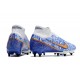 Nike Air Zoom Mercurial Superfly IX Elite SG White Blue