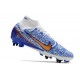 Nike Air Zoom Mercurial Superfly IX Elite SG White Blue