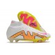 Nike Air Zoom Mercurial Superfly IX Elite FG White Yellow Pink