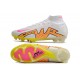Nike Air Zoom Mercurial Superfly IX Elite FG White Yellow Pink