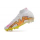 Nike Air Zoom Mercurial Superfly IX Elite FG White Yellow Pink