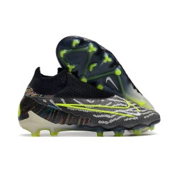 Nike Phantom GX Elite DF FG Boot Black Volt White Blue Glow
