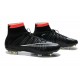 Nike Mercurial Superfly IV FG Mens Football Shoes Black White Red