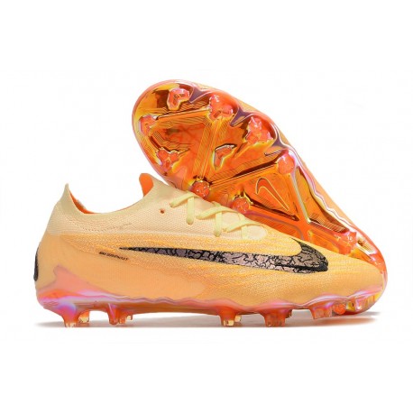 Nike Phantom GX Elite FG Soccer Shoes Citron Tint Burgundy Crush