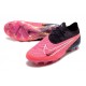 Nike Phantom GX Elite FG Soccer Shoes Pink Black White