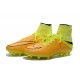 New Neymar Nike Hypervenom Phantom 2 FG Football Boots Leather Yellow Black