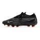 Nike Phantom GX Elite FG Soccer Shoes Black Summit White Dk Smoke Grey