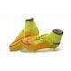 New Neymar Nike Hypervenom Phantom 2 FG Football Boots Leather Yellow Black