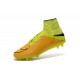 New Neymar Nike Hypervenom Phantom 2 FG Football Boots Leather Yellow Black