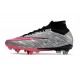Nike Air Zoom Mercurial Superfly IX Elite SG Metallic Silver Pink Blast 