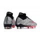 Nike Air Zoom Mercurial Superfly IX Elite SG Metallic Silver Pink Blast 