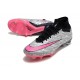 Nike Air Zoom Mercurial Superfly IX Elite SG Metallic Silver Pink Blast 