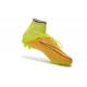 New Neymar Nike Hypervenom Phantom 2 FG Football Boots Leather Yellow Black