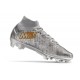 Nike Air Zoom Mercurial Superfly IX Elite XXV FG Siver