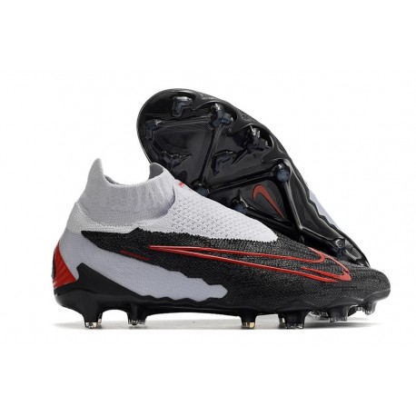 Nike Phantom GX Elite DF FG Boot Black Gray Red