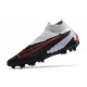 Nike Phantom GX Elite DF FG Boot Black Gray Red