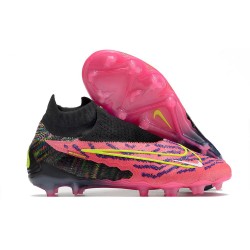 Nike Phantom GX Elite Fusion DF FG Link Pink Black Yellow