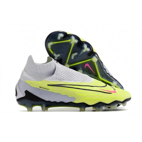 Nike Phantom GX Elite Fusion DF FG Link Luminous - Barely Volt Gridiron Barely Grape
