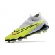 Nike Phantom GX Elite Fusion DF FG Link Luminous - Barely Volt Gridiron Barely Grape