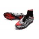 Nike Hypervenom Phantom II FG 2016 Mens Soccer Shoes Black Red White