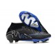 Nike Air Zoom Mercurial Superfly IX Elite FG Black Chrome Hyper Royal