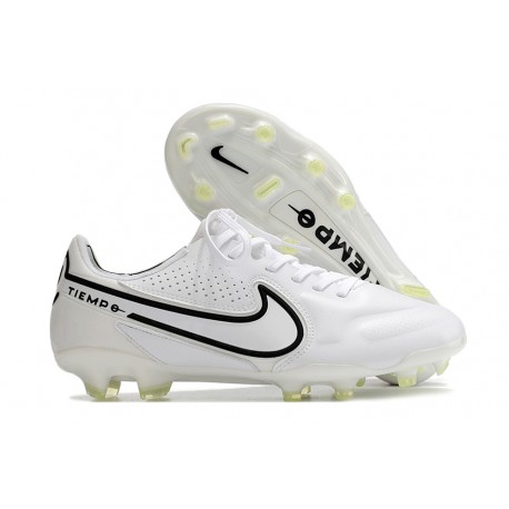 Nike Tiempo Legend IX Elite FG Boots White Black