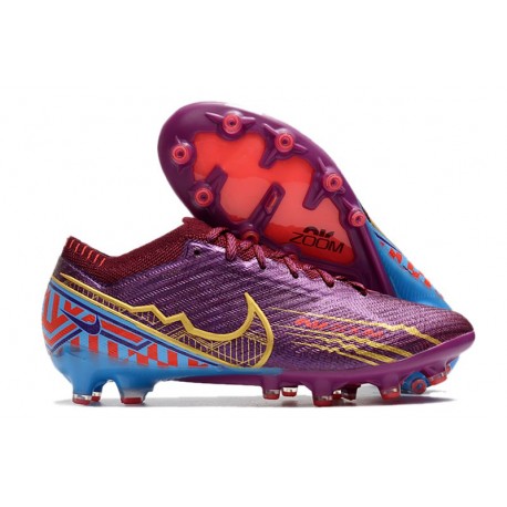 Nike Zoom Mercurial Vapor XV Elite AG KM Dark Beetroot Mtlc Vivid Gold