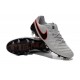 Nike Tiempo Legend VI K-leather ACC FG Soccer Boots Platinum Silver Black
