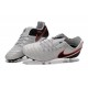 Nike Tiempo Legend VI K-leather ACC FG Soccer Boots Platinum Silver Black